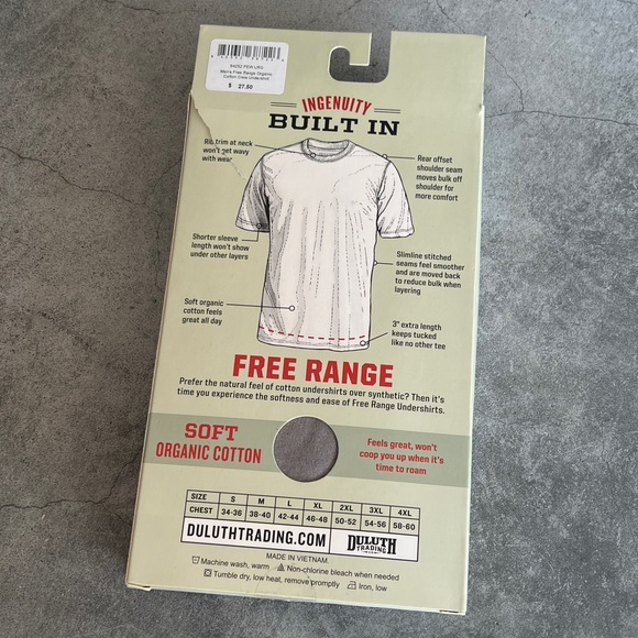 Duluth Trading Men’s Gray Undershirt - Picture 3 of 4